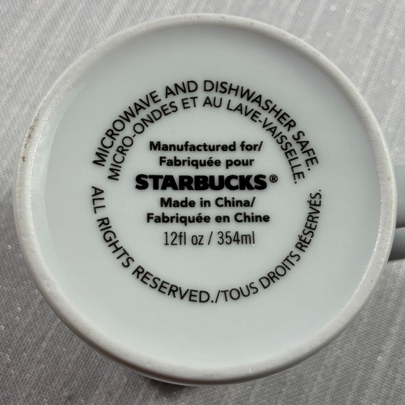 Starbucks Winter Mug Lot 4 Starbucks, ceramic mugs 10oz, 11oz, 12oz & 14oz - Picture 10 of 10